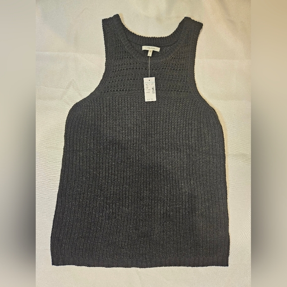 NWT Maurices high neck open knit sweater tank top sz L (3/$30) - Picture 3 of 7